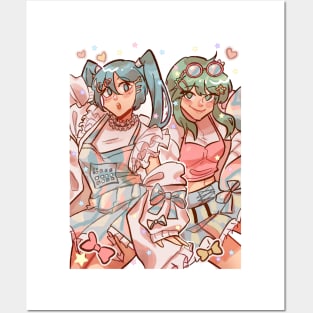 Digital Stars Hatsune Miku and Gumi Posters and Art